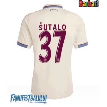 Ajax Josip Sutalo #37 Tricou Fotbal Replică 2025-26 Barbati Treilea